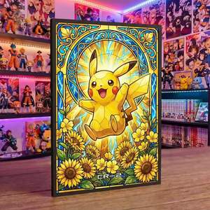 Nuovissime <span class=keywords><strong>Carte</strong></span> da Collezione Pokemoned Formato A6, <span class=keywords><strong>Carte</strong></span> da Gioco con Personaggi Anime Rari, Giocattoli in Carta Colorata per Bambini - Product Image 3