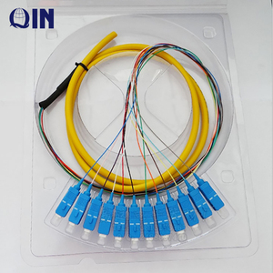 Fiber Optique à <span class=keywords><strong>12</strong></span> Noyaux MTP/MPO à SC Monomode Patch cordon court longueur utilisée à l'intérieur du module boîte - Product Image 3