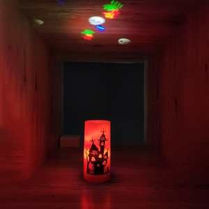 Kỳ nghỉ nến ánh sáng máy chiếu trái tim xoay hình ảnh hoạt hình bông tuyết bầu trời đầy sao trần phòng ngủ đám cưới đêm đèn - Product Image 2