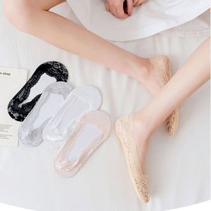 Chaussettes basses invisibles antidérapantes pour femmes, style bateau, en gros - Product Image 2