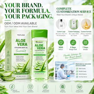 Produits de soin corporel en marque privée, huile de jojoba à la vitamine E, huile réparatrice pour la peau, huile hydratante à l'aloe vera, huile de massage corporel pour SPA - Product Image 5