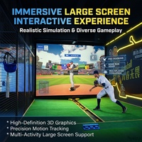Marwey Équipement d'entraînement sportif de réalité mixte d'intérieur Simulateur de baseball Machine à frapper des balles de baseball Machines à lancer à vendre