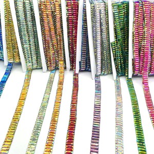 Patch strass vert artisanat Appliques pour vêtements chaussures tissu dentelle thermocollante pour Caribana brésil carnaval Costumes personnalisables - Product Image 5