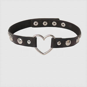 قلادة معدنية جديدة على شكل هيكل عظمي بشري من جلد البولي يوريثال ، قلادة بياقة قابلة للتعديل ، قلادة نسائية بنمط مثير من النقوش الهارجوكو - Product Image 2