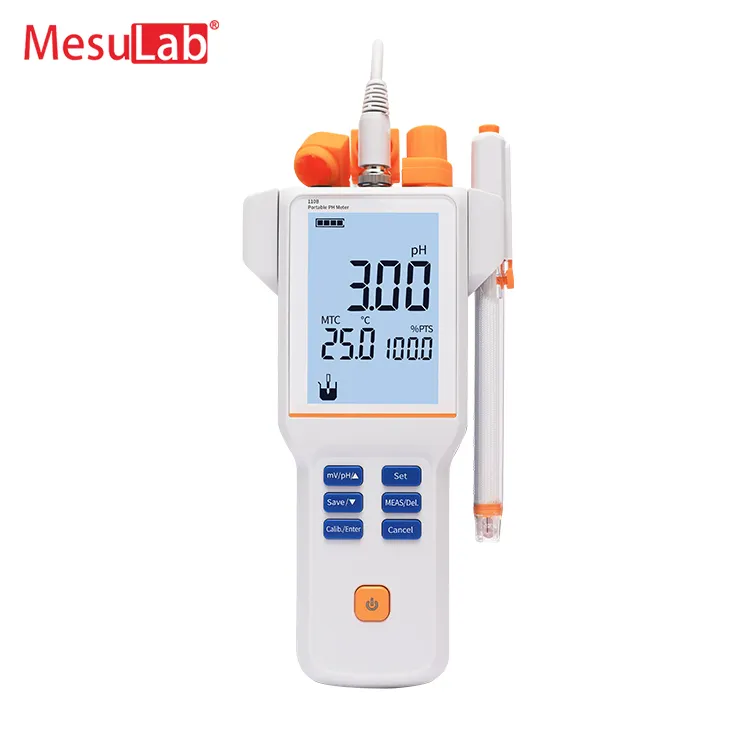 Mesulab ME-PH110B Eiwitmonsters/Urine/Enzymoplossing/Gel/Zoutoplossing Digitale Draagbare Ph-Meter Tester