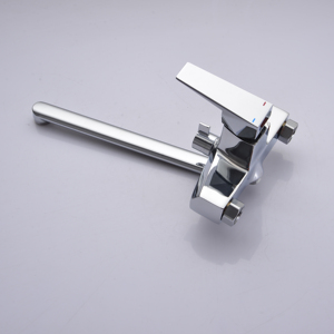 Two Hole Wall Mounted Luxury <strong>Middle</strong> <strong>East</strong> Style Zinc Long Spout Hot Cold Bathtub Bathroom Faucet Tap - Product Image 4