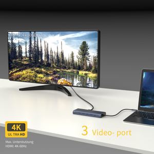 12 13 14 15 Trong 1 <span class=keywords><strong>USB</strong></span> C Hub Docking Station Với Dual 4K HD HDTV SD TF <span class=keywords><strong>USB</strong></span> 3.1 <span class=keywords><strong>USB</strong></span>-C 10GB Pd 100W VGA RJ45 3.5Mm Cổng Âm Thanh Cho PC - Product Image 4