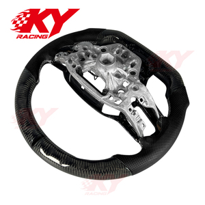 พวงมาลัยคาร์บอนไฟเบอร์ LED RPM แบบกำหนดเองสำหรับรถฟอร์ด มัสแตง จีที เอส650 จีทีดี อาร์ทีอาร์ ดาร์คฮอร์ส ปี 2024-2026 สามารถทำความร้อนได้ - Product Image 4