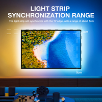 Gledopto 4K 60HZ pour Boîtier de Synchronisation HDMI Bande Lumineuse LED Ambiante Rétroéclairage TV 12V Contrôle Sans Fil LED Fantaisie Gradateurs de Luminosité Produit