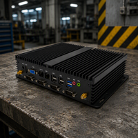 Mini PC industriel sans ventilateur Rockchip RK3588, garantie 3 ans, prise en charge du WIFI6, RS232 COM, DDR4 2133MHz, 6 TOPS, HDM2.0, mini PC sans ventilateur