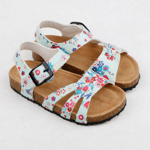 Sandali Floreali alla Moda per Bambini, <span class=keywords><strong>Scarpe</strong></span> Estive da Spiaggia per Bambini, Ciabatte Antiscivolo a Punta Aperta per Ragazze - Product Image 3