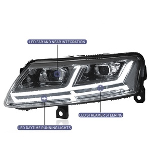 JUSHUN LED double lentille 05-11 feux diurnes assemblage adapté pour <span class=keywords><strong>Audi</strong></span> <span class=keywords><strong>A6</strong></span> 2005-2011 facile 12V nouveau cheval de course lumière qui coule - Product Image 5