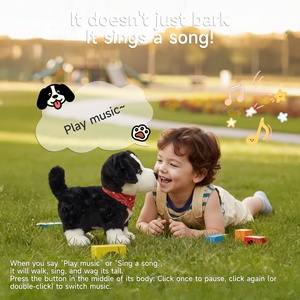 Juguete Interactivo Realista de <span class=keywords><strong>Border</strong></span> <span class=keywords><strong>Collie</strong></span> 2025, Regalos Educativos, Perro de Peluche que Canta y Camina con Control por Voz para Niños Mayores de <span class=keywords><strong>3</strong></span> Años - Product Image 4