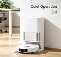 Aspirateur robot D30 Ultra Commercial en plastique avec fonction vapeur, serpillière, recharge automatique, itinéraire programmé, double protection anti-collision, pour usage domestique