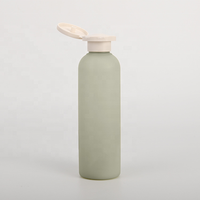 Bouteilles de shampoing en plastique HDPE douces au toucher de haute qualité en forme de Boston personnalisées emballage de lotion de lavage pour le corps