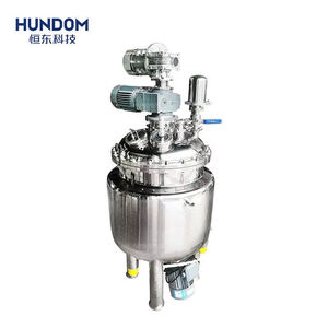 Tanque emulsionante al vacío con calefacción eléctrica de acero caliente, champú, acondicionador para el cabello, crema cosmética, tanque de mezcla de alto cizallamiento con calentador - Product Image 1