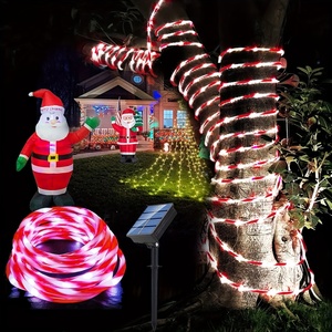 Lampes solaires en forme de <span class=keywords><strong>tube</strong></span> de couleur bonbon, imperméables pour l'<span class=keywords><strong>extérieur</strong></span>, jardin, patio, clôture, éclairage décoratif pour les fêtes et les festivals - Product Image 2