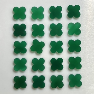8x2mm a 18x2mm trifoglio naturale <span class=keywords><strong>blu</strong></span> rosso agata <span class=keywords><strong>occhio</strong></span> <span class=keywords><strong>di</strong></span> <span class=keywords><strong>tigre</strong></span> Malachite quattro foglie trifoglio gioielli - Product Image 5