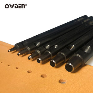 OWDEN Ensemble d'outils de poinçonnage en cuir pour bricolage Machine à cuir creuse de 1 à 5mm pour bracelet de <span class=keywords><strong>montre</strong></span> à ceinture personnalisée OEM ODM pour l'artisanat du cuir - Product Image 1