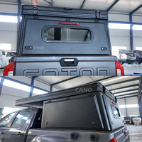 Ausklappbares Pop-up-Zelt mit Marine-Qualität Wasserdichter Schale und Memory-Schaum-Matratze für Schnelleinsatz im Ford Maverick 4,5ft Pickup-Ladefläche