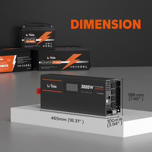 LiTime 3000ワット12V純粋な正弦波インバーター米国EU <span class=keywords><strong>CA</strong></span> AU株 - Product Image 5