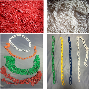 Chaîne <span class=keywords><strong>plastique</strong></span> <span class=keywords><strong>rouge</strong></span> <span class=keywords><strong>et</strong></span> blanche de 8mm d'avertissement de barrière de sécurité - Product Image 4