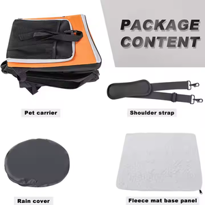 Logo personnalisé multifonction pliable moto avant chien sac respirant voyage animal sac à dos - Product Image 5