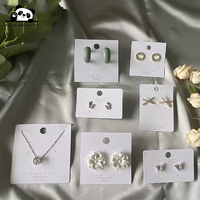 Tarjetas de Papel para Exhibición de Joyería, con Forma Especial, Personalizadas, para Collares y Accesorios