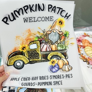 ויניל צפיפות גבוהה עבור dtf מדבקות 3D אפקטים חזותיים 3D לוגו מותאם אישית חום העיתונות נייר דפוס העברת עמיד למים - Product Image 5