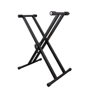 K-721B Multi-Angle Locking Mechanism Universal Compatibility Double-X Keyboard Piano <b>Stand</b> - Product Image 1