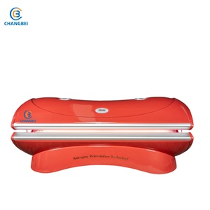 Lit de bronzage à lumière bleue de qualité professionnelle CHANGBEI avec lampes allemandes, nouvelle arrivée, bronzage rapide, <span class=keywords><strong>solarium</strong></span> à lumière bleue - Product Image 1