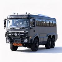 Autobus de transport minier tout-terrain Dongfeng 6x6, 27 places, diesel, pour passagers