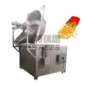 Friteuse par lots automatique directe d'usine/Machine à frire les collations/Machine à frire les frites