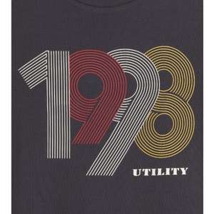 DIADORA UTILITY - 702.180804-75148/3XL T-shirt à manches courtes 100% coton imprimé graphique 1998 Periscope Gris - Product Image 3