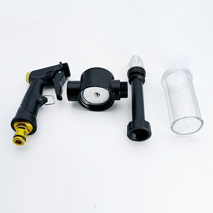 Pistolet de lavage haute pression pour voiture avec distributeur de mousse et tête électroplaquée pour le nettoyage des véhicules et l'utilisation en jardin - Product Image 2