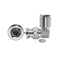 Connecteur à vis BNC 75 ohms, à angle droit de 90 degrés, pour câbles coaxiaux RG59, fiche mâle BNC pour caméra vidéo de sécurité CCTV SDI