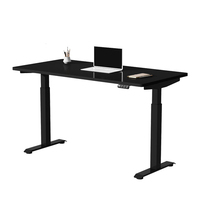 Cadre de bureau électrique réglable en hauteur pour table informatique, avec double moteur, pour position assise ou debout