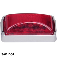 Feux de gabarit et de dégagement LED de 3 pouces x 1-1/2 pouces pour camion et remorque, conforme aux normes SAE/DOT/FMVSS108