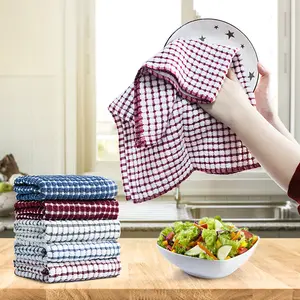 Workpro-serviettes de cuisine en coton, lot de 12 pièces, pour thé, 100% coton