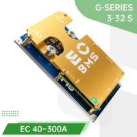 ECBMS Fast BMS 40A-300A 3S-32S 12V 24V BMS para paquete de baterías de iones de litio con 60A para Lifepo4 RS485 CAN APP PCBA Producto 10S 16S 28S
