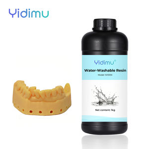 Résine dentaire Yidimu 1 kg/5 kg, résine photopolymère soluble dans l'eau, faible odeur, facile à nettoyer, haute précision, résine d'impression 3D 405 nm - Product Image 1