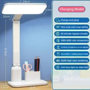 Lámpara de Escritorio LED Multifuncional Plegable de Alta Calidad con Protección Ocular, Lámpara de Mesa para Dormitorio para Niños, para Estudio - Product Image 6