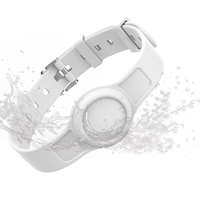 Localisateur GPS intelligent avec étui de protection en silicone et collier anti-perte