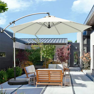 Venta caliente de la fábrica de peso ligero voladizo sombrilla de acero playa <span class=keywords><strong>Patio</strong></span> jardín Banana paraguas al aire libre - Product Image 1