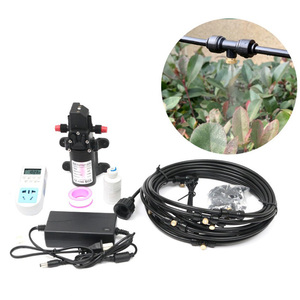 Nuovo Kit Sistema di Nebulizzazione Elettrico a Bassa Pressione da 18m per <span class=keywords><strong>Animali</strong></span> da <span class=keywords><strong>Fattoria</strong></span>, Pompa Irroratrice Automatica per Esterni, Raffreddamento e Umidificazione Serra - Product Image 2