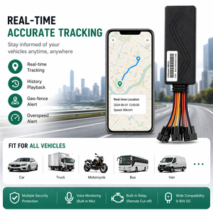 Meilleur traceur GPS bon marché pour <span class=keywords><strong>location</strong></span> de scooter électrique moto avec alarme géo-clôture alarme arrêt moteur traqueur GPS - Product Image 1