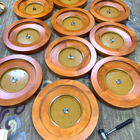 Roue de roulette en bois de bouleau de 18 pouces, roue de jeu de casino professionnelle pour la maison et les clubs