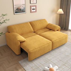 Sofá Cama Eléctrico Chaise Longue-Control Remoto, Extensible, Multifuncional | Sofá Salón Moderno | Colores Personalizables - Product Image 4