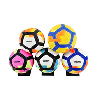 Benutzer definiertes 12-Panel-Siebdruck-Logo Offizielles Match Größe 5 Outdoor-Training Fußball für Unterhaltung für Fußballfans