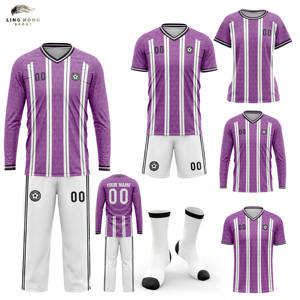 Maglie da Calcio Personalizzate Stampate 100% Poliestere Asciugatura Rapida Traspiranti Stampa a Trasferimento Termico Magliette da Allenamento Unisex per Adulti - Product Image 1